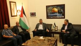 لقاء بين الرفاعي ودبور وجباوي في مقر السفارة الفلسطينية ببيروت