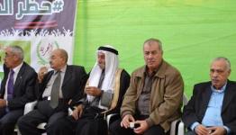 وفد من السلطة يزور خيمة الاعتصام في أم الفحم