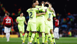برشلونة يفوز على اليونايتد