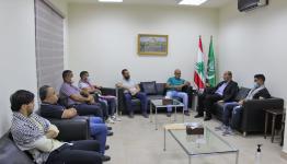 حمود استقبل وفد أشد