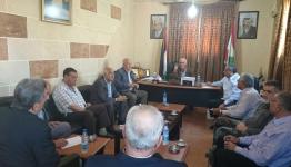 أبو عرب يلتقي قيادة فصائل منظمة التحرير الفلسطينية في عين الحلوة