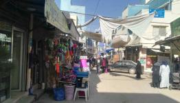 سوق مخيم نهر البار 