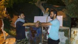 الناشطان الفلسطينيان عطية والغزي