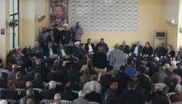 أثناء  الحفل التأبيني