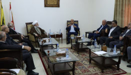 قاسم استقبل وفداً قيادياً من الجبهة الشعبية