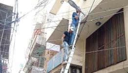 خلال تركيب انارة الطاقة الشمسية