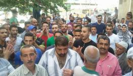 جانب من الاحتجاجات ضد تقليصات الأونروا