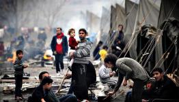لاجئون فلسطينيون