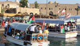 مسير بحري في صيدا للمطالبة بكسر الحصار عن غزة 
