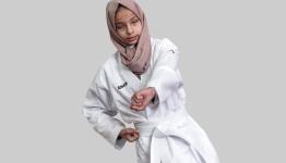لاعبة الكارتيه الكفيفة منة