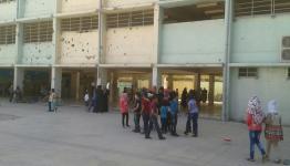 مدرسة في مخيم اليرموك 