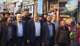 خلال الاستقبال في مخيم الجليل  