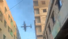 الطيران الحربي فوق مباني مخيم نهر البارد!..