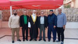 الوفد مع الدكتور عبدالرحمن البزري