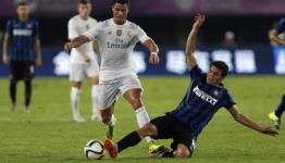 لعبة ريال مدريد والانتر ميلان