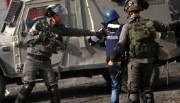 الاعتداء على صحفي فلسطيني