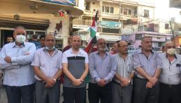 خلال الوقفة في مخيم الجليل