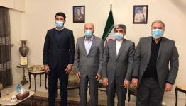 السفير الإيراني مع الوفد