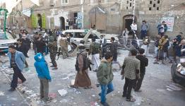 صورة لأحد التفجيرات في اليمن