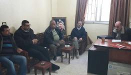 أثناء الإجتماع