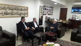 خلال زيارة ممثل حركة الجهاد ابو عماد الرفاعي للشيخ حمود في صيدا