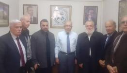 الشيخ عزام يلتقي القيادة الفلسطينية