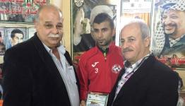 أثناء التكريم 