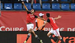 فرحة اللاعبين بالهدف