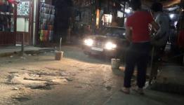 سوق مخيم البداوي أثناء قطع الطريق