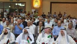 جانب من حضور الوقفة التي كانت تحت عنوان "الكويت تنتصر للمسجد الأقصى"