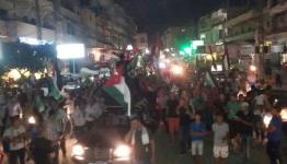 من المظاهرة في نهر البارد 