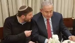 نتنياهو وشريكه في الحكومة الجديدة