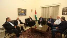 لقاء في السفارة الفلسطينية