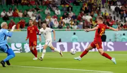 تسجيل المنتخب الاسباني الهدف الاول