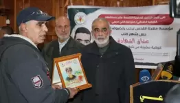 من حفل إشهار كتاب: "عشاق الشهادة" للشهيد الصحفي منير مرسي
