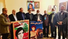 وفد الانتفاضة في المنية يزور منزل الاسير يحيى سكاف