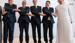 وزراء خارجية أمريكا والدول العربية المطبعة مع كيان العدو