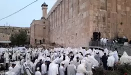 مستوطنون يقيمون حفلاً استفزازياً