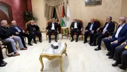 صورة أرشيفية لقاء سابق بين حركتي الجهاد الإسلامي وحماس