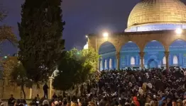 صلاتي العشاء والتراويح من المسجد الأقصى