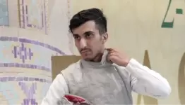 المبارز الكويتي المنسحب