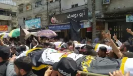 تشييع جثامين شهداء سرايا القدس