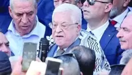 كتيبة .. كتيبة.. هتافات تحاصر عباس في جنين