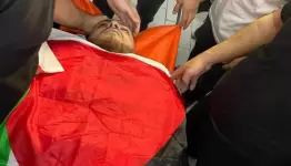انطلاق موكب تشييع الشهيد "جراد"