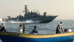مراكب الصيادين في بحر غزة