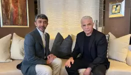 وزير الخارجية الإماراتي يلتقي لابيد في إيطاليا