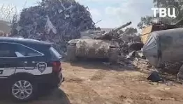 الميركافا في ساحة الخردة