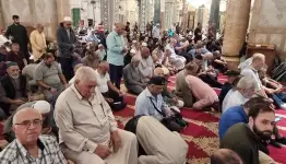 صلاة الفجر في المسجد الأقصى المبارك