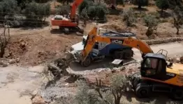 تجريف أراض في سلفيت