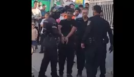 لحظة الاعتقال